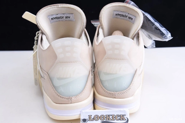1st Kicks Shoes CV9388-100 x Off-White 4 Sail Jordan Air 0721